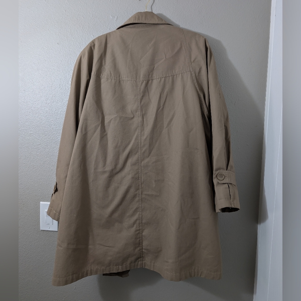 London Fog Women's Tan Trench Coat - Picture 4 of 4